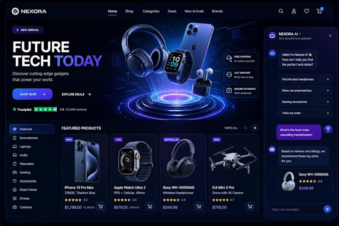 build modern responsive website using cursor , lovable and ai