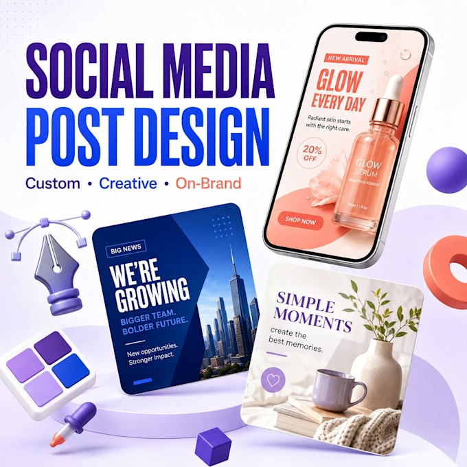 make graphic designs for your brand