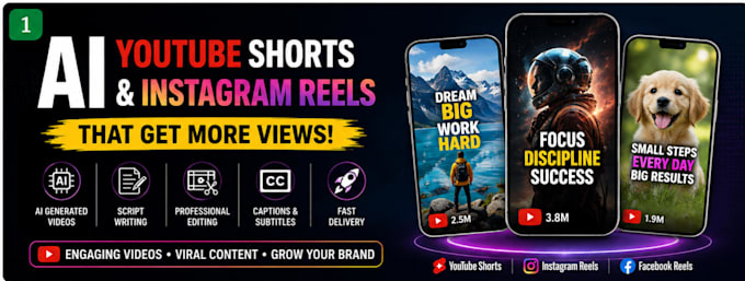 create engaging ai youtube shorts, instagram reels