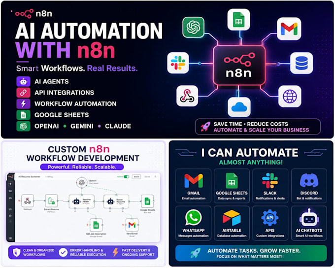 build ai automation workflows using n8n