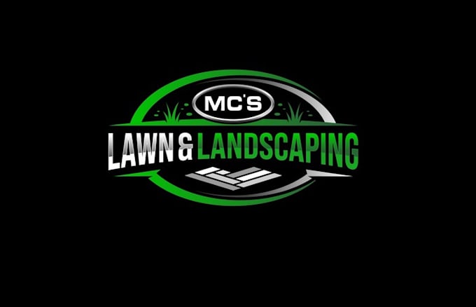 design mc lawn landscaping logo