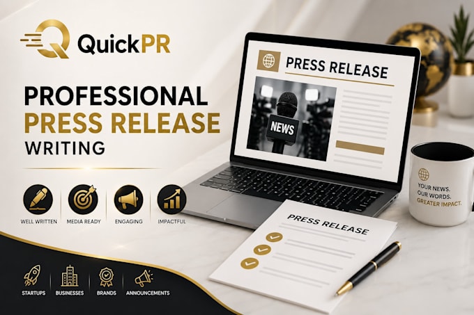 write a professional press release that gets media attention