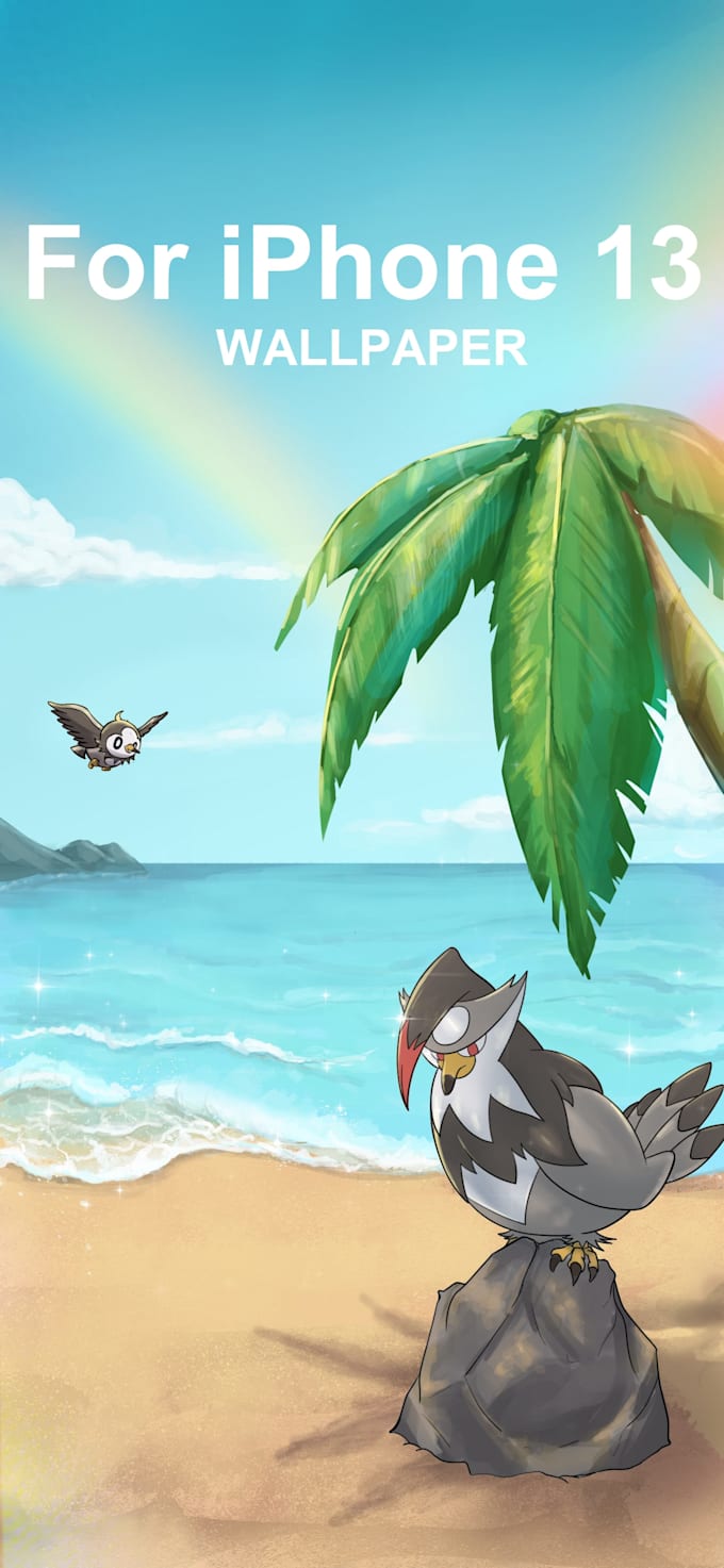 make a custom pokemon wallpaper for you