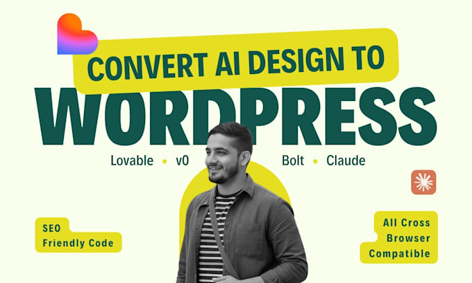 convert your ai design to SEO friendly wordpress website