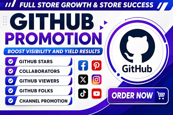 do organic github promotion to gain stars fork repo traffic