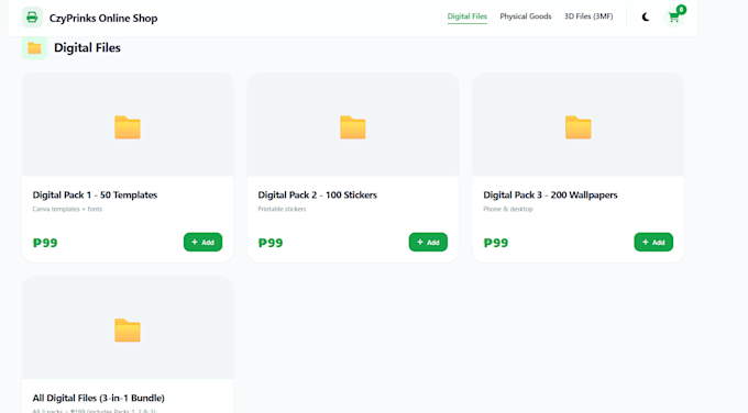 build a zero monthly fee ecommerce website with messenger checkout