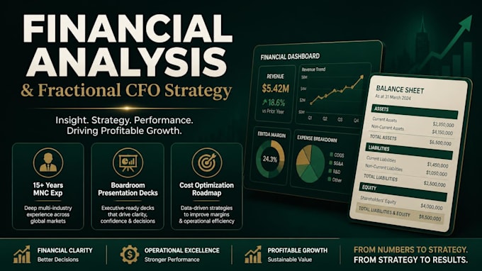 provide corporate financial analysis and strategic executive advisory