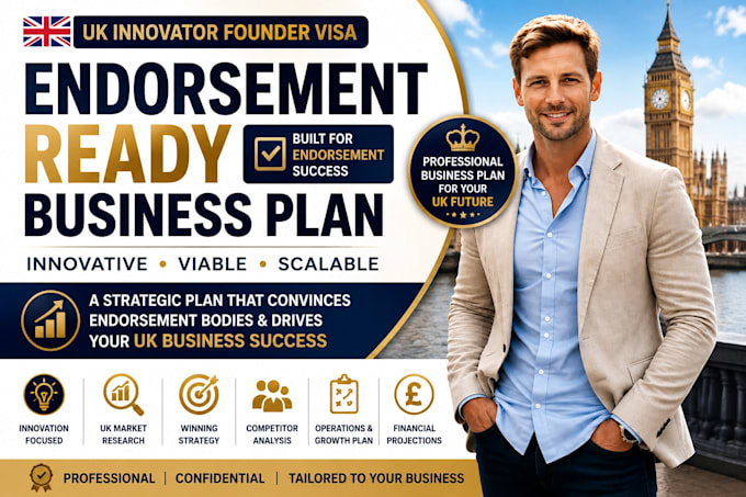develop an endorsement ready UK innovator founder visa business plan