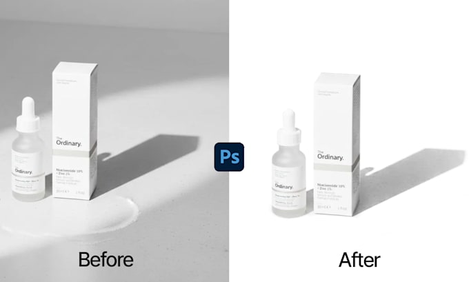 do feather masking, background removal and natural shadow
