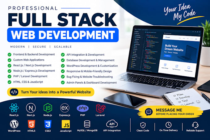 build a responsive full stack web application using react node