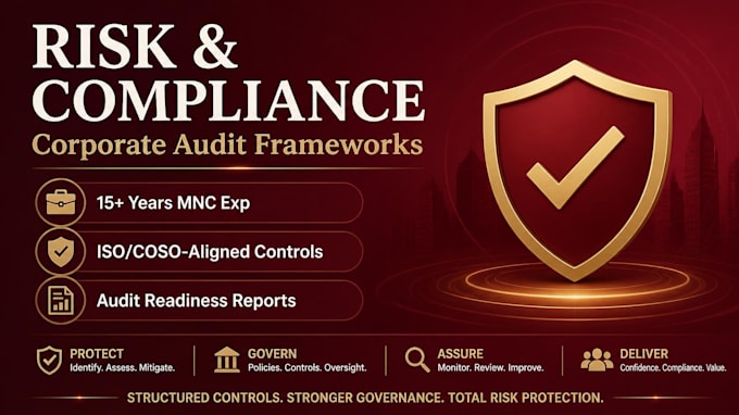 create corporate risk frameworks and audit compliance reports