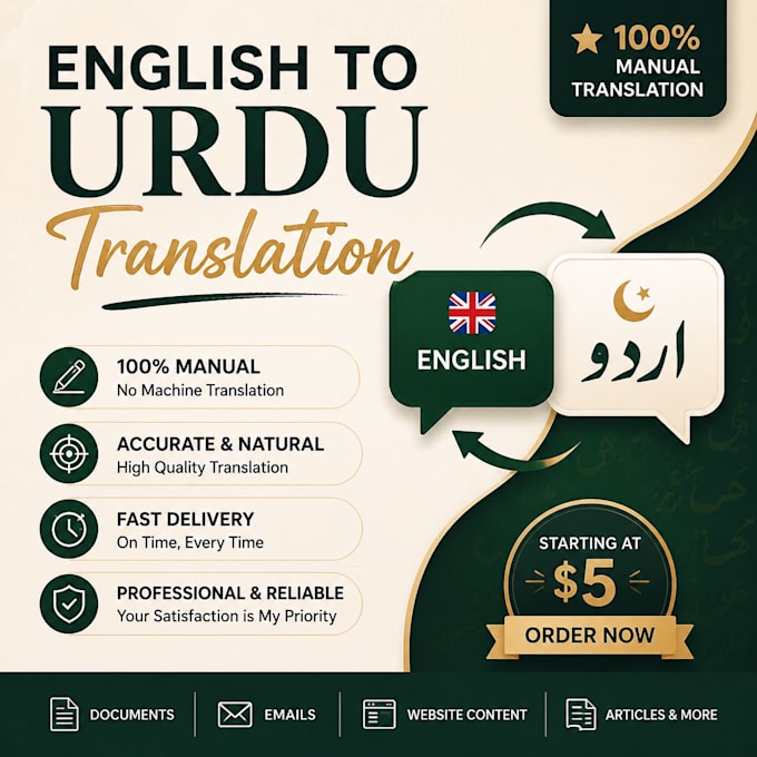 translate english to urdu manually