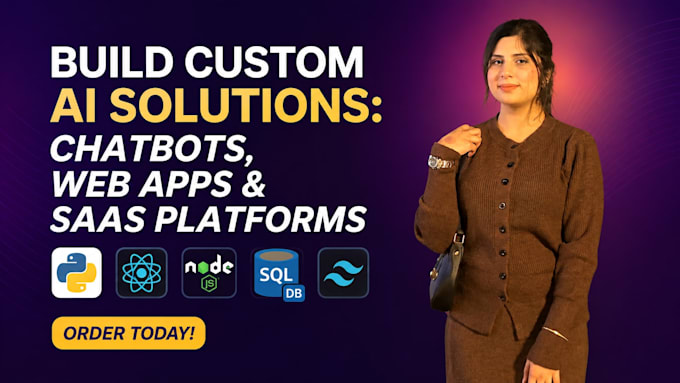 develop ai apps, ai saas, ai website and ai bots