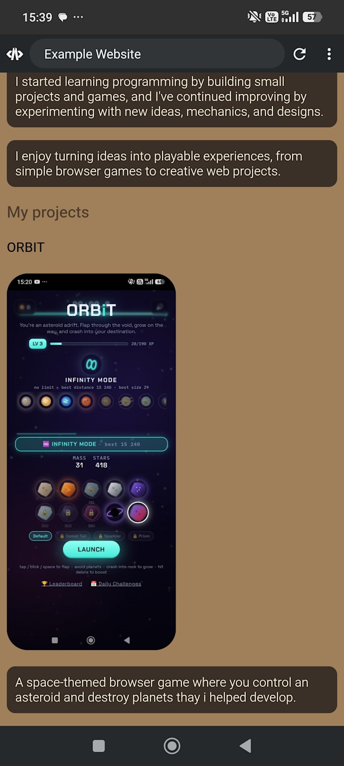 help create websites or browser games or just menu
