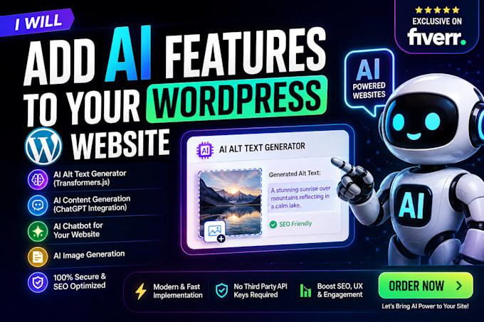 add ai features to your wordpress website