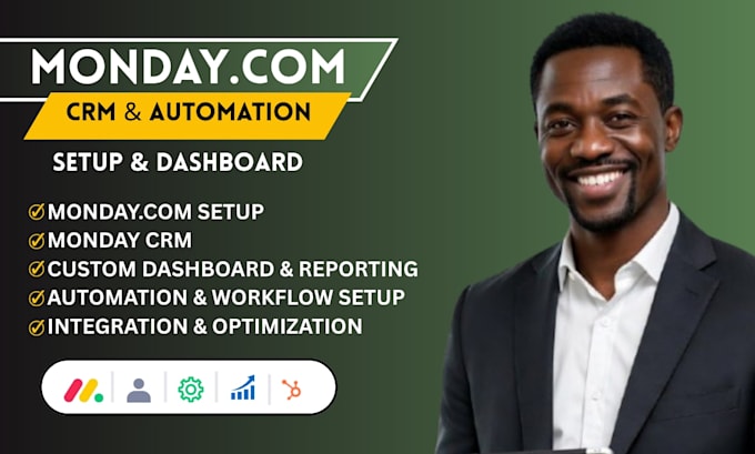 setup monday CRM monday automation API integration project management monday com