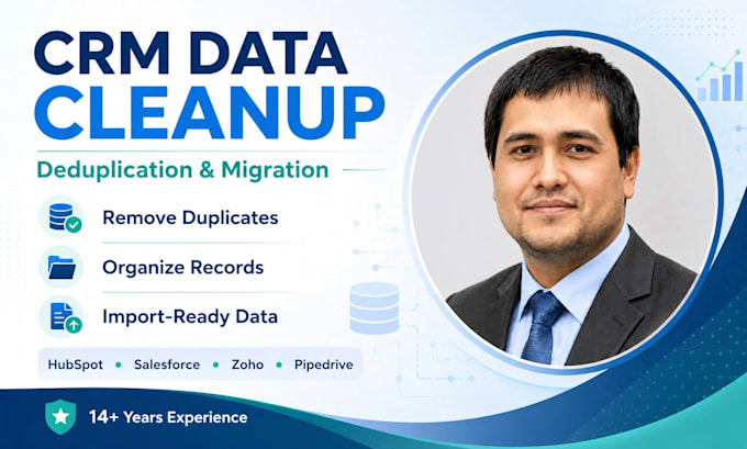 clean, deduplicate and organise your CRM data