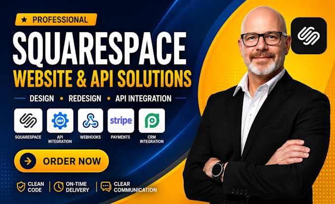 build squarespace website, squarespace API, design, redesign, API integration