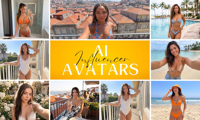 create custom ai influencer character design for social media