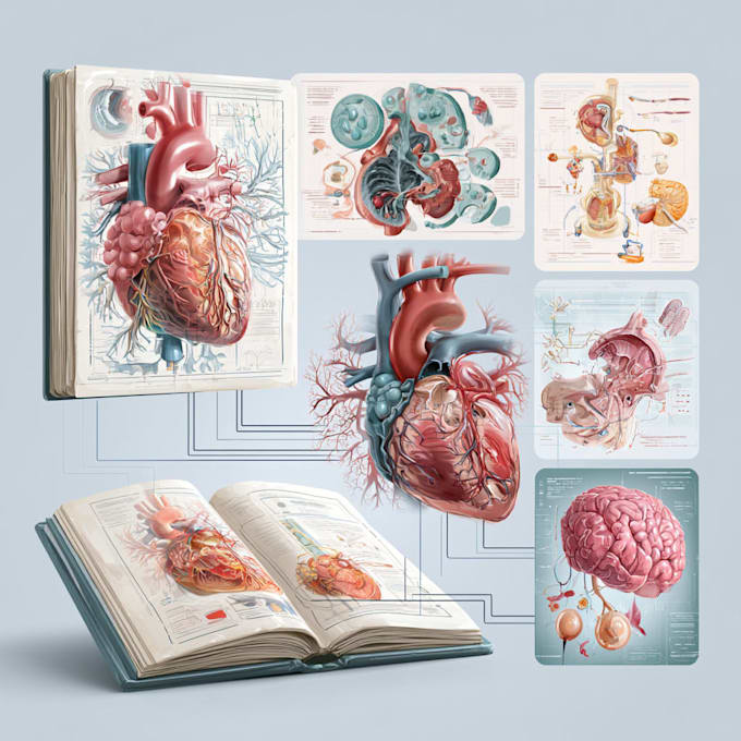 design scientific, medical illustrations and diagrams