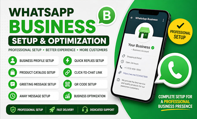set up and optimize your whatsapp business profile professionally