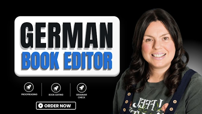 natively proofread and edit german text, german book as a german proofreader