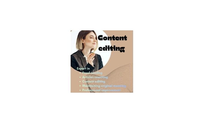 rewrite,edit and improve your content professionally