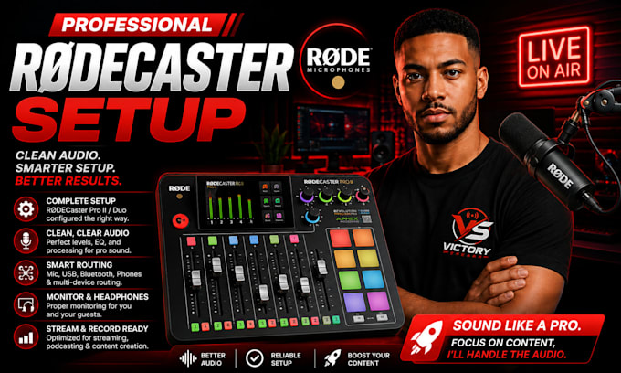 fix and setup rodecaster pro ii audio for streaming and gaming