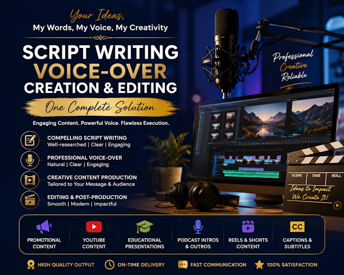 do voice overs and animated videos