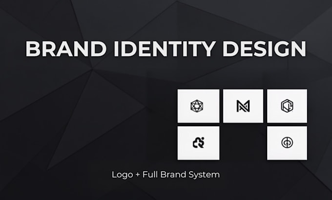 design a professional brand identity with logo colors and typography system