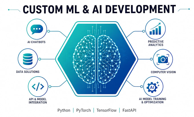 develop custom machine learning models and data cleaning,