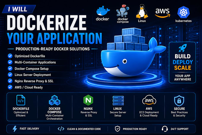 dockerize, deploy and optimize your application using docker