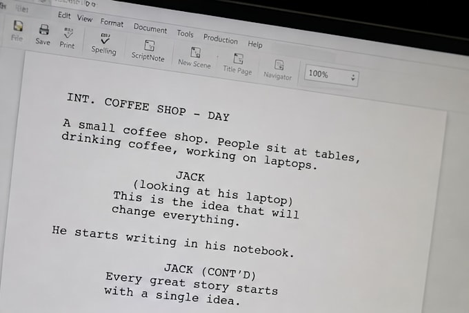 make your script professionally