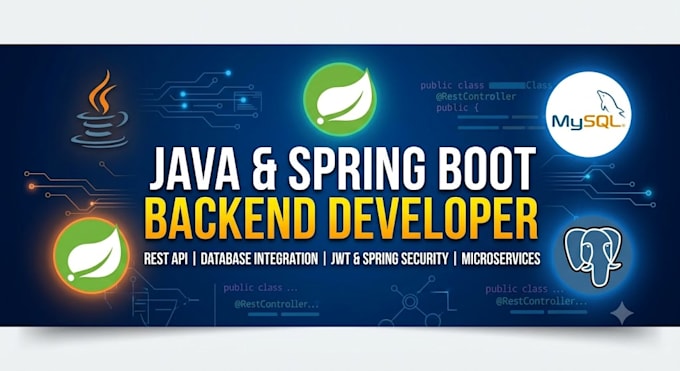develop scalable backend systems with java and spring boot