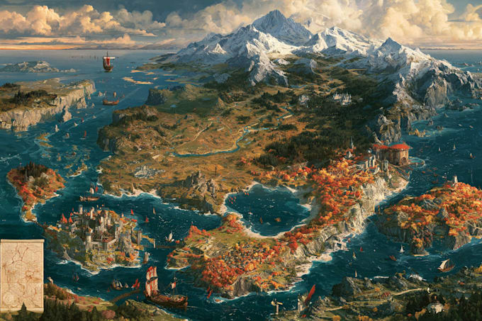 do fantasy map and city maps