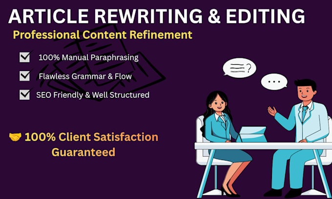 proofread, copyedit, and rewrite your articles or blog posts