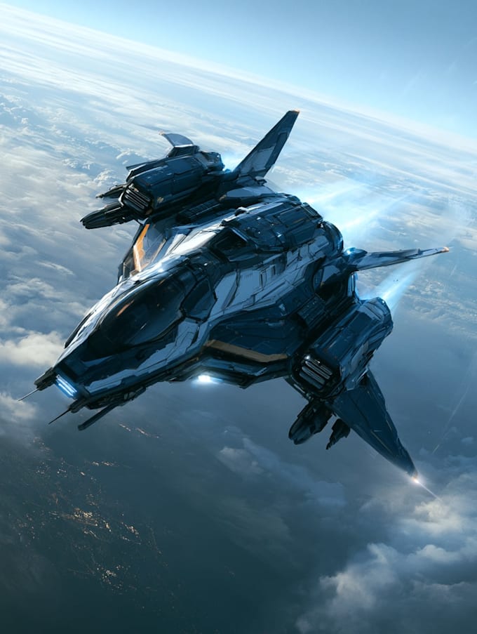 do sci fi spaceship design