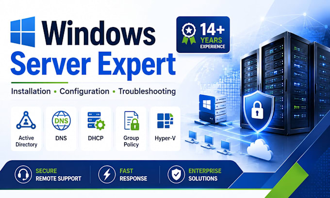 install, configure and troubleshoot windows server ad