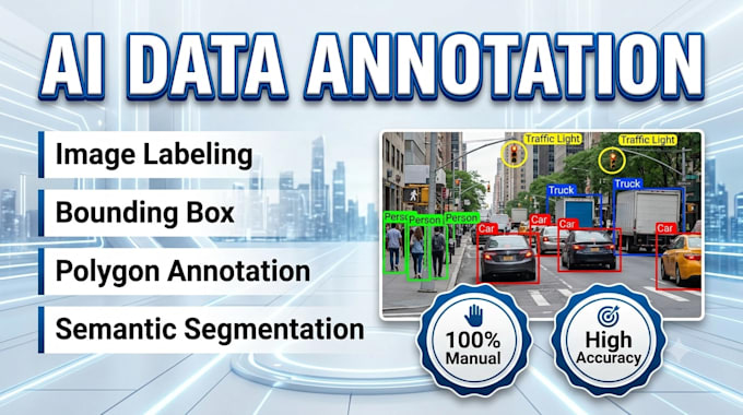 provide image annotation, data labeling, segmentation and ai training datasets