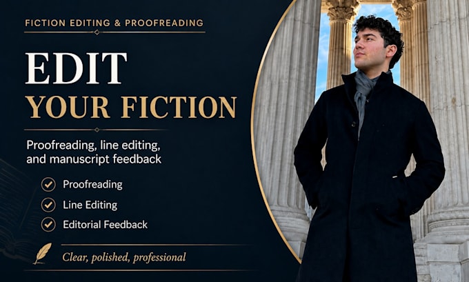 edit and proofread your fiction, short story, or novel chapter