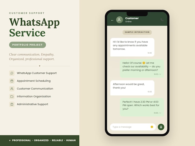 reliable virtual assistant for whatsapp customer support