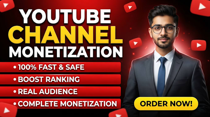 do complete youtube channel monetization promotion