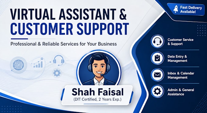 be your professional virtual assistant for customer support