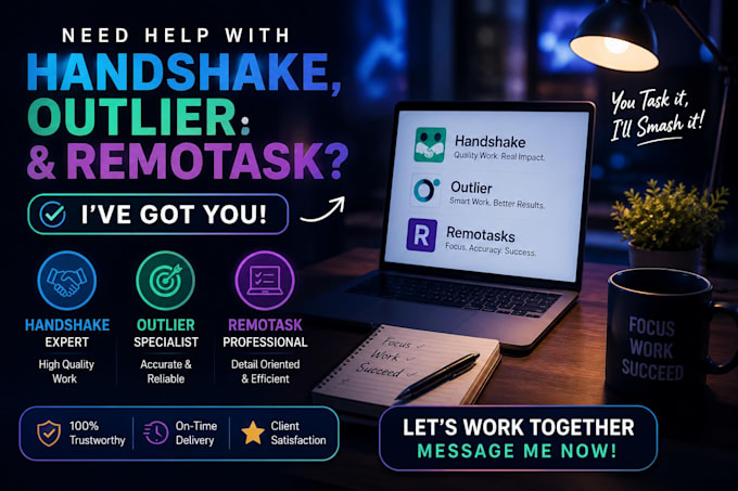 do handshake, data annotation and ai training