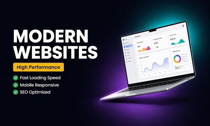 develop a high performance web site or landing page