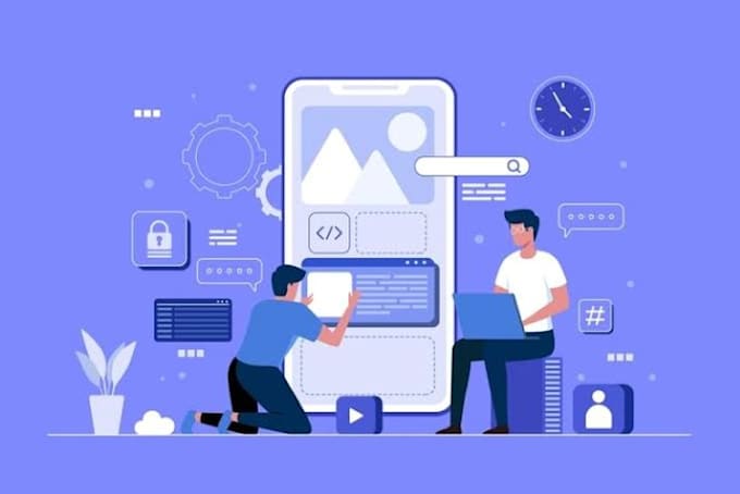 create a mobile application using react or react native