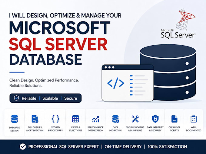 design, optimize, and manage your microsoft sql server database