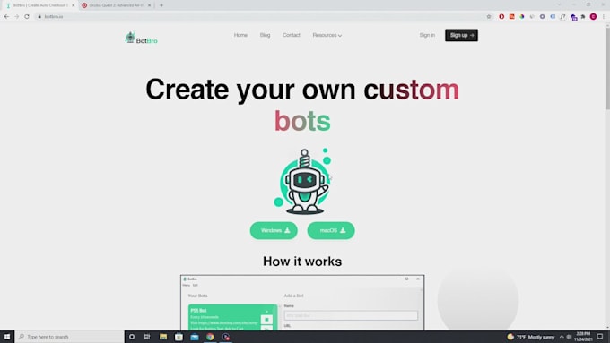 create spark driver bot, instacart bot, amazon flex bot grabber bot,doordash bot