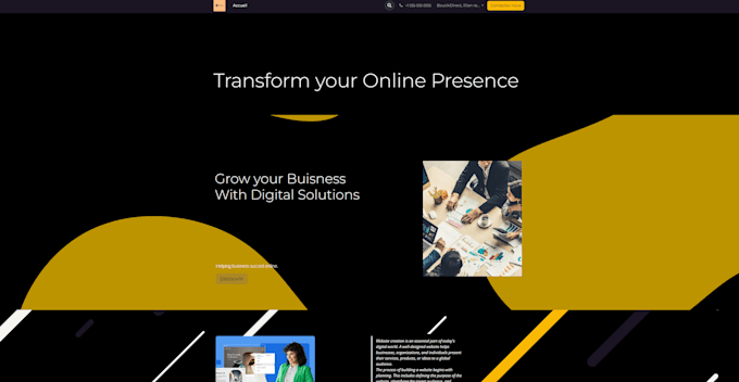 create a professional odoo website for your buisness