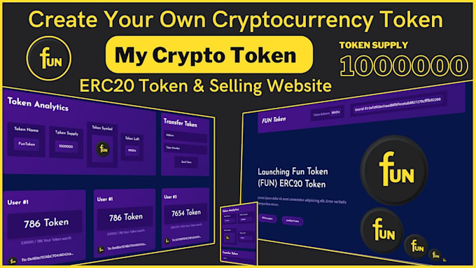 develop crypto tokens erc20, stablecoin, solana, xrp ledger